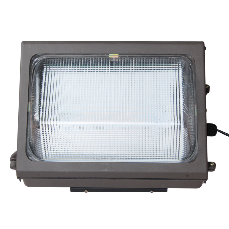 LeVanier LED 40W Wall Pack Warm White Semi Cut Off 120-277V 5293 Lumens Mean Well Driver ETL cETL 3000K