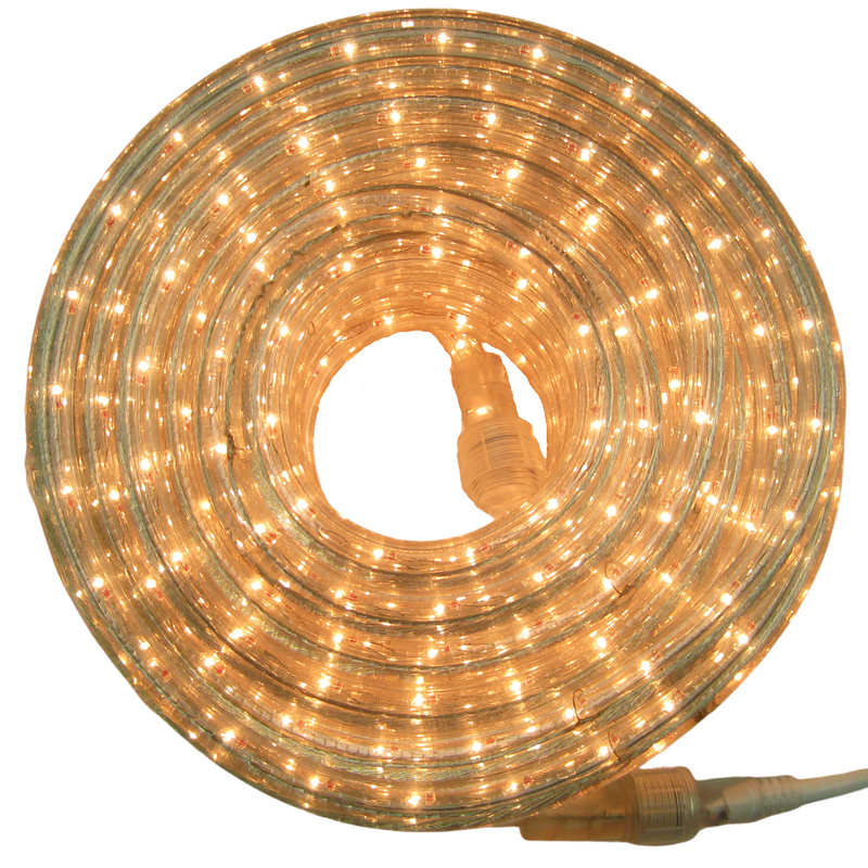 Flexilight 300Ft Rope Light 12V 2-Wire 3/8” 10mm Incandescent Bulbs (Clear)