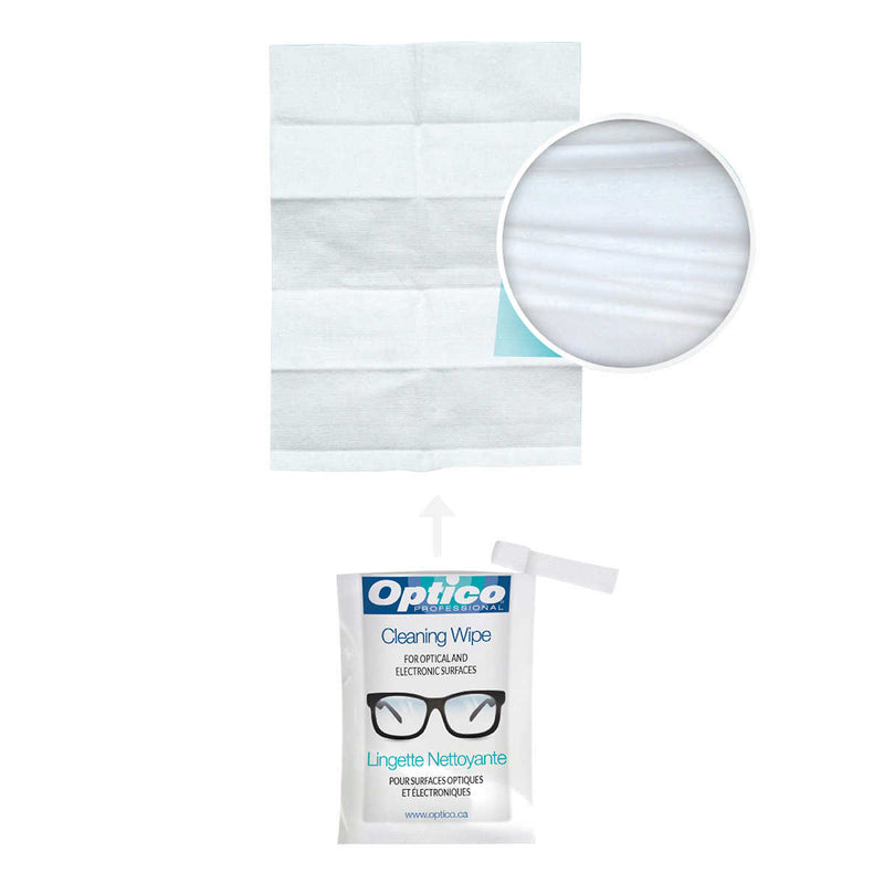 Optico Professional 180-Pack Lens Cleaning Wipes For Optical and Electronic Surfaces 3 × 60 Wipes